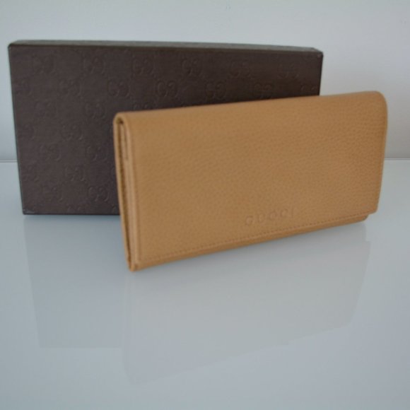 NWT GUCCI LEATHER CONTINENTAL WALLET - Picture 9 of 10